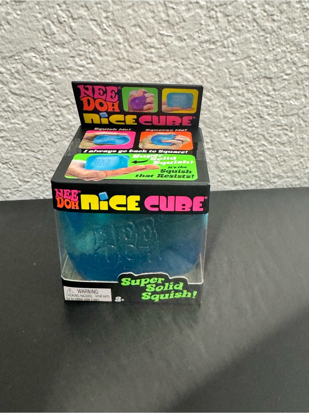 Nice Cube Super Solid Squish Toy - Blue